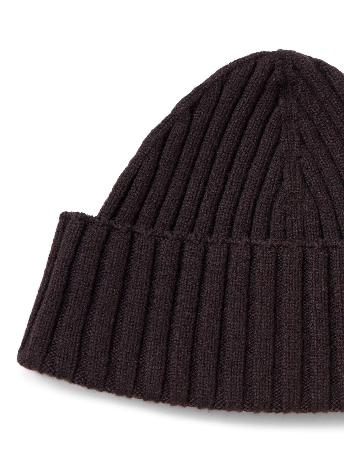 Designer Wool Cashmere Beanie - brown
