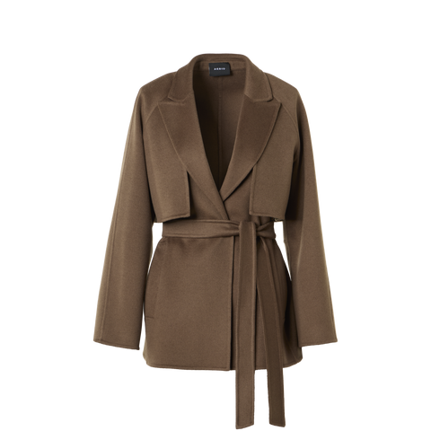 Short Duo Coat - Cashmere Vest and Bolero