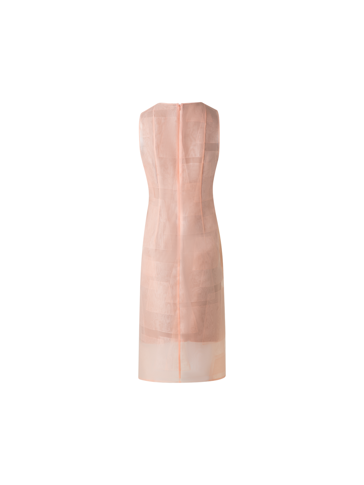 Sheath Dress in Sheer Trapezoid Organza Layers Akris Inc. Sheath Dress in Sheer Trapezoid Organza Layers Akris Inc.