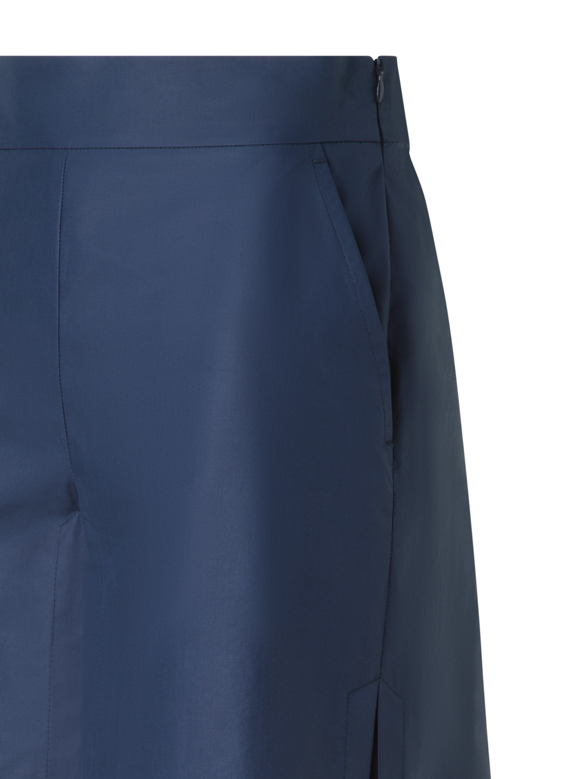 Designer Chiyoko Pants in Cotton Poplin - navy