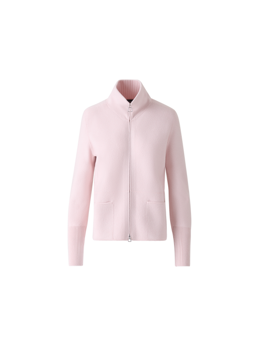 Designer Pure Cashmere Knit Cardigan - pastel - pink