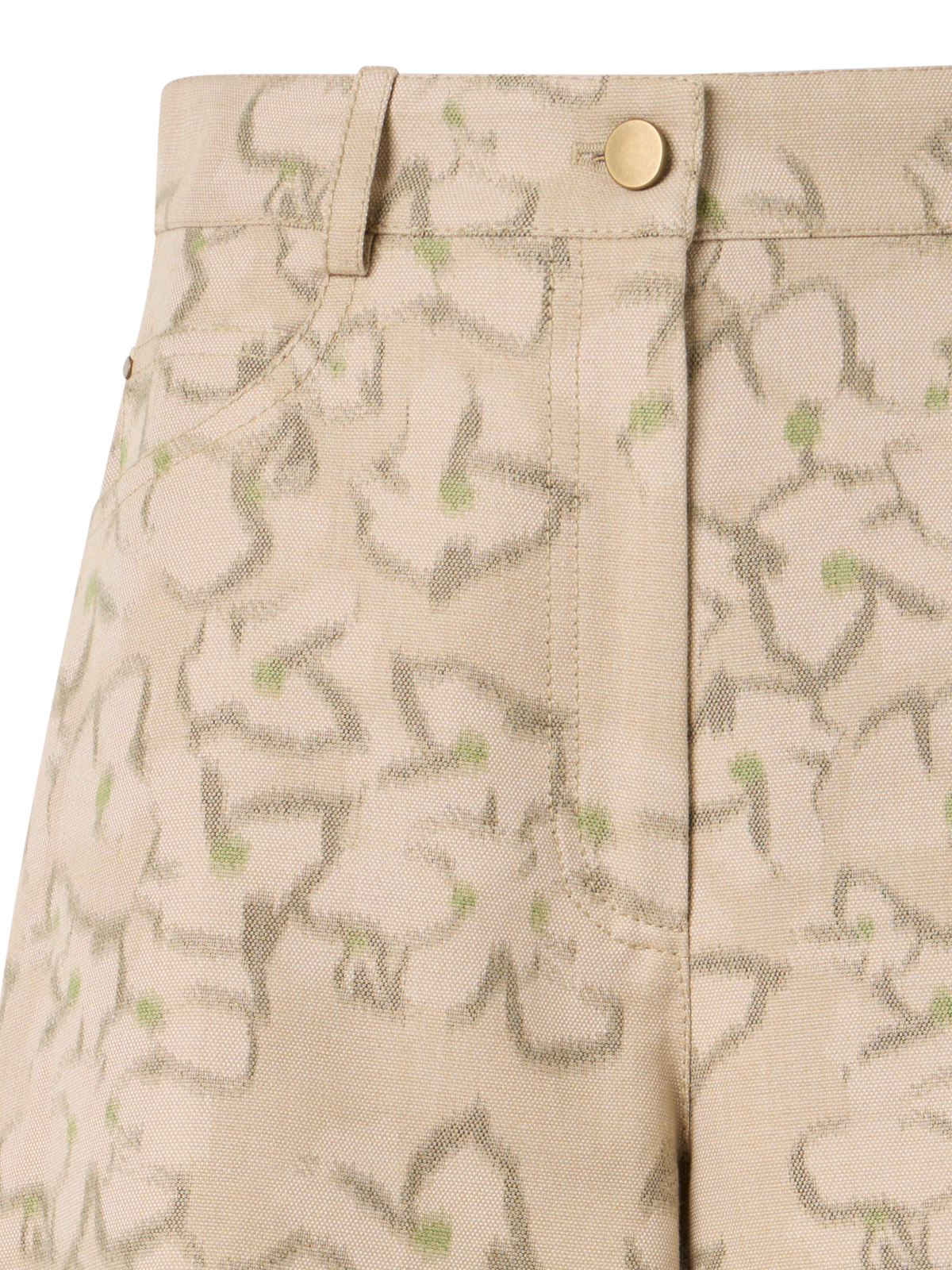 Designer Farrow Pants in Cotton Canvas - beige