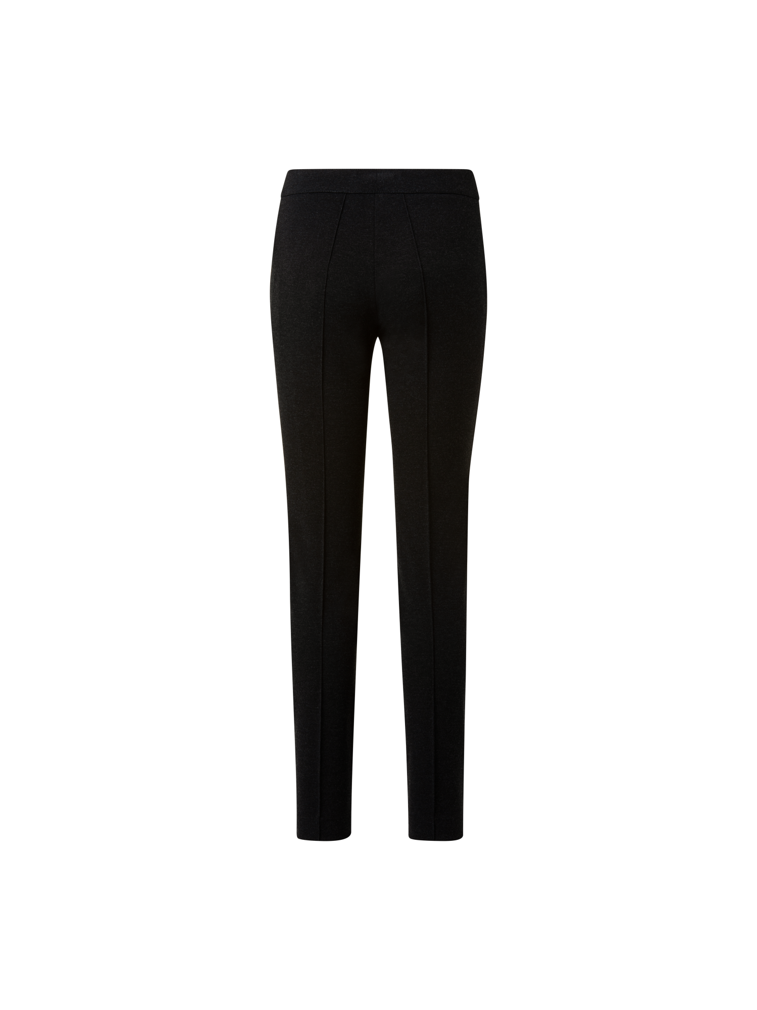 Designer Skinny Jersey Stretch Pants - black - grey