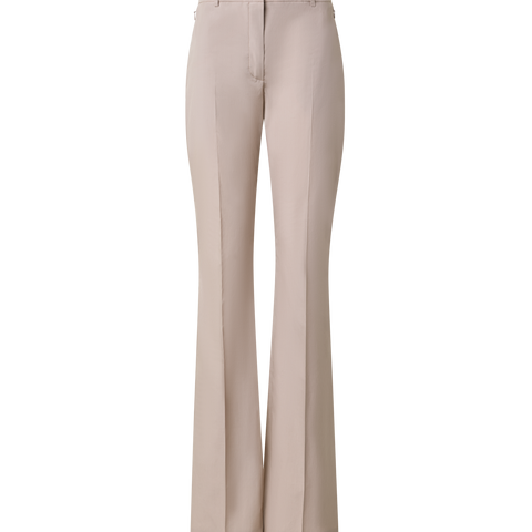 Slight Bootcut Cotton Poplin Pants