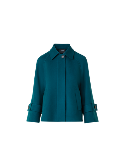 Pure Cashmere Double-Face A-Line Jacket – Akris Inc. Pure Cashmere Double-Face A-Line Jacket – Akris Inc.