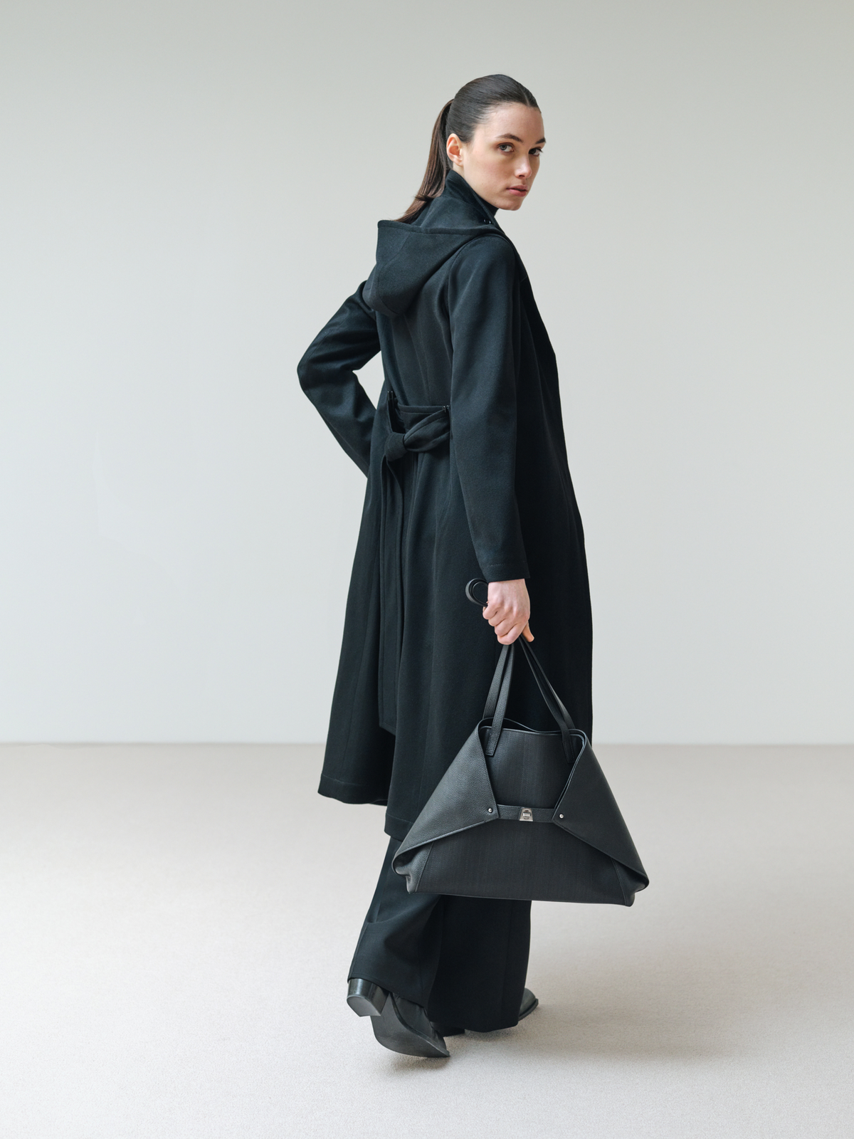 Storm System® Cashmere Coat Black | Womens Designer Overcoat Storm System® Cashmere Coat Black | Womens Designer Overcoat
