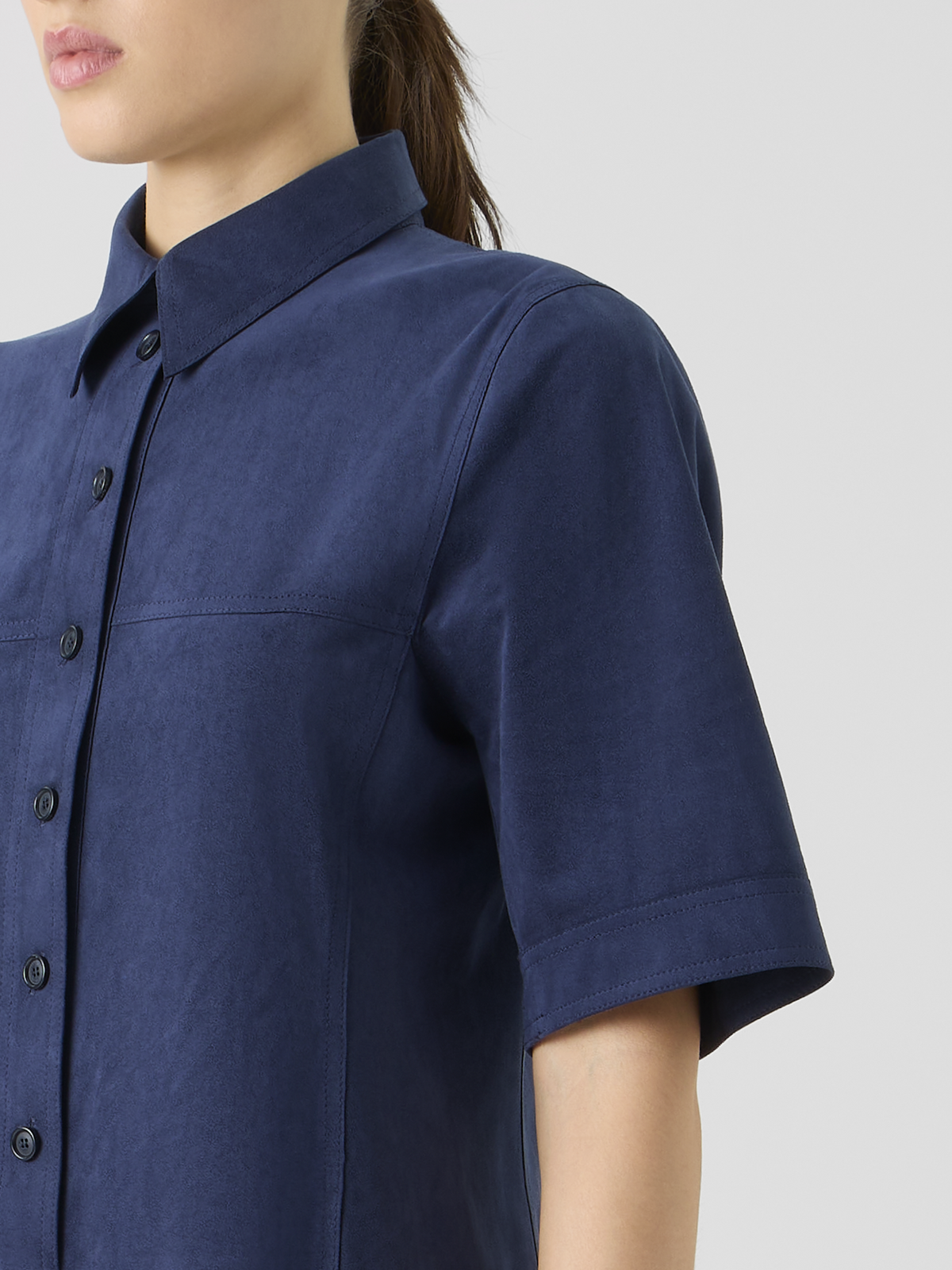 Designer Techno Ultrasuede Polo Dress #editorial