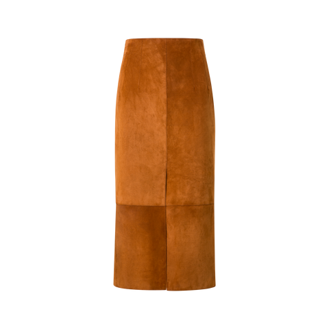 Pencil Skirt in Suede