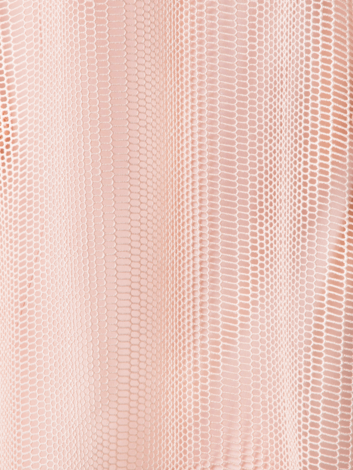 Designer Oversized Embroidered Blouse - pastel - pink