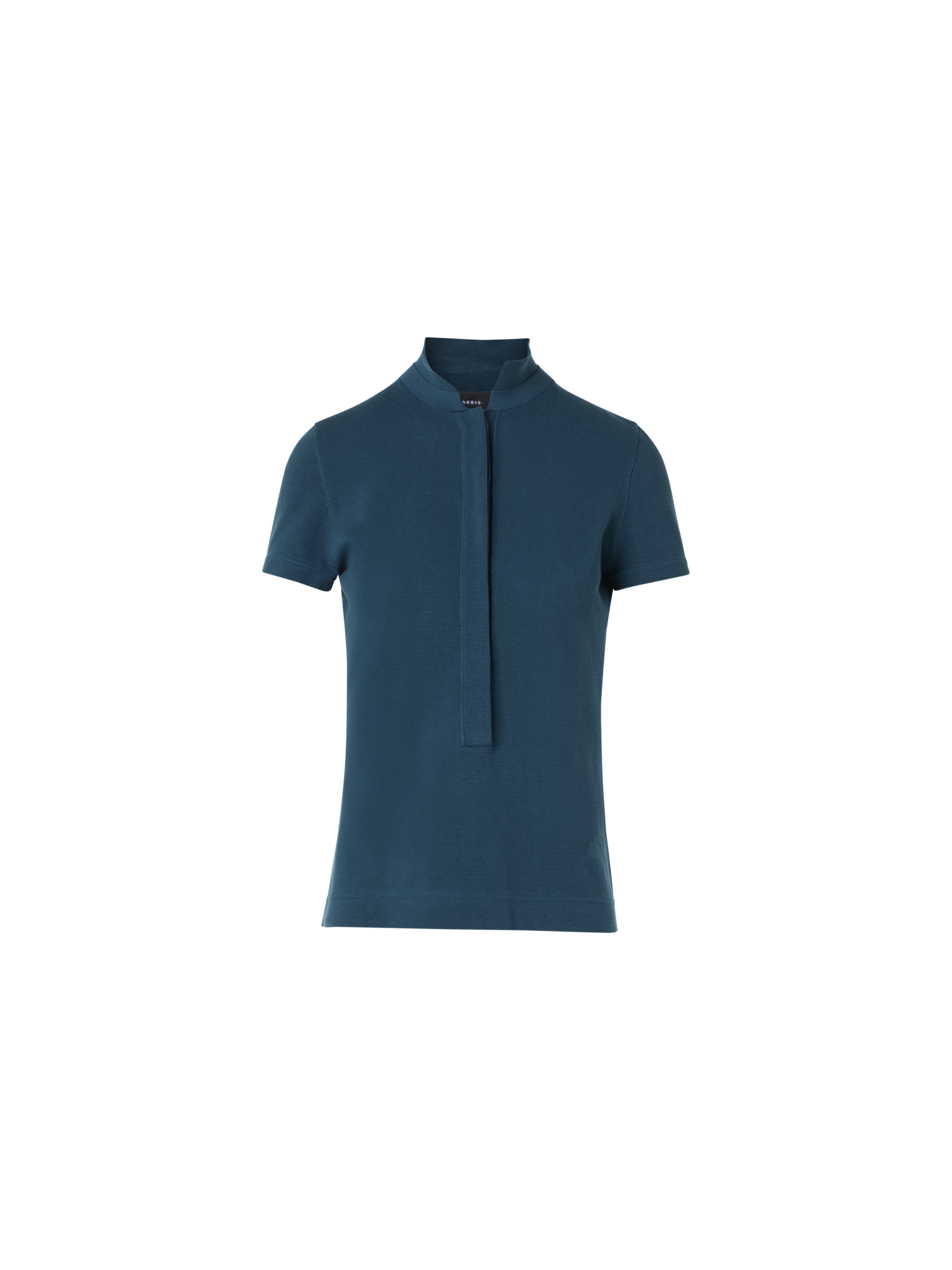 Designer Fitted Cotton Piqué Polo Shirt - green