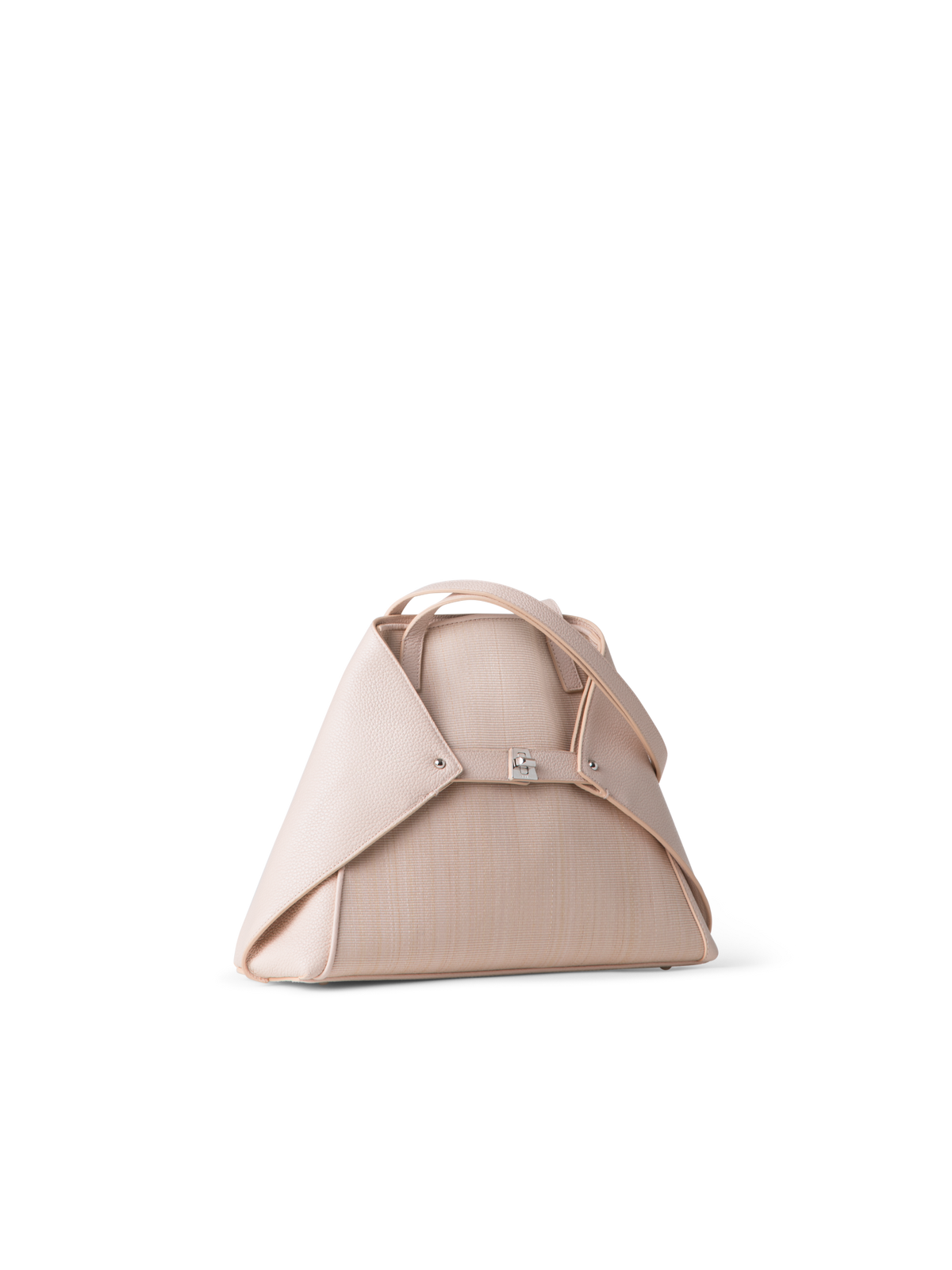 Designer Ai Small Shoulder Tote - pink - pastel