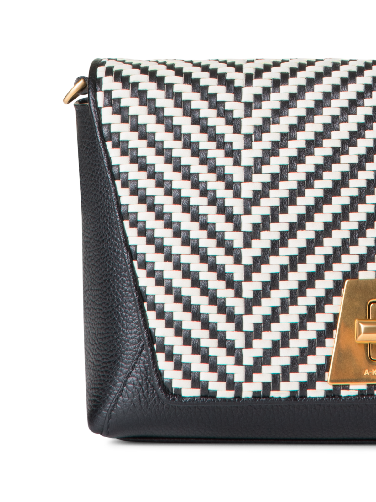 Designer Anouk Small Day Bag - black - multicolor - white