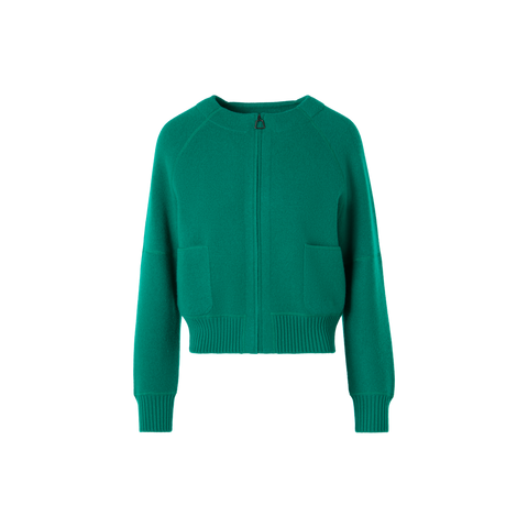 Cashmere-Piqué Knit Cardigan