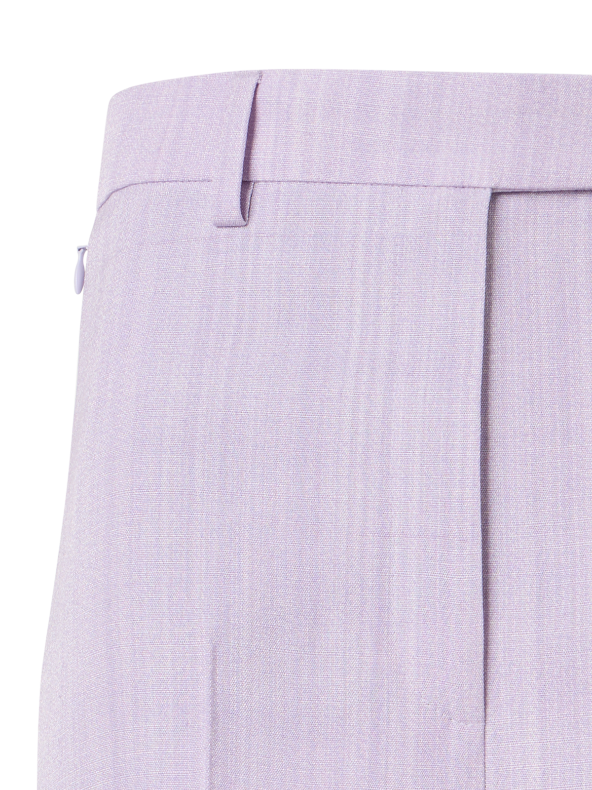 Designer Forest Wide-Straight-Leg Pants in Viscose-Silk Melange Twill - pastel
