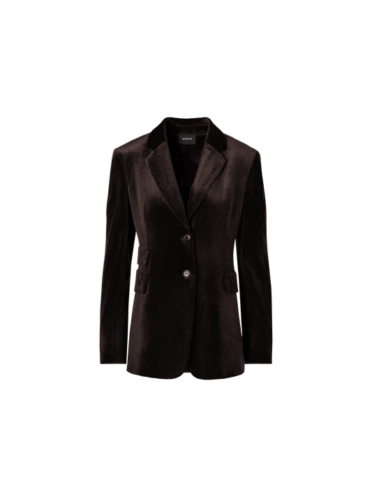 Designer Jacket in Fluid Corduroy - brown