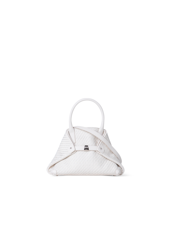 Designer Ai Little Top Handle Tote - ecru - white