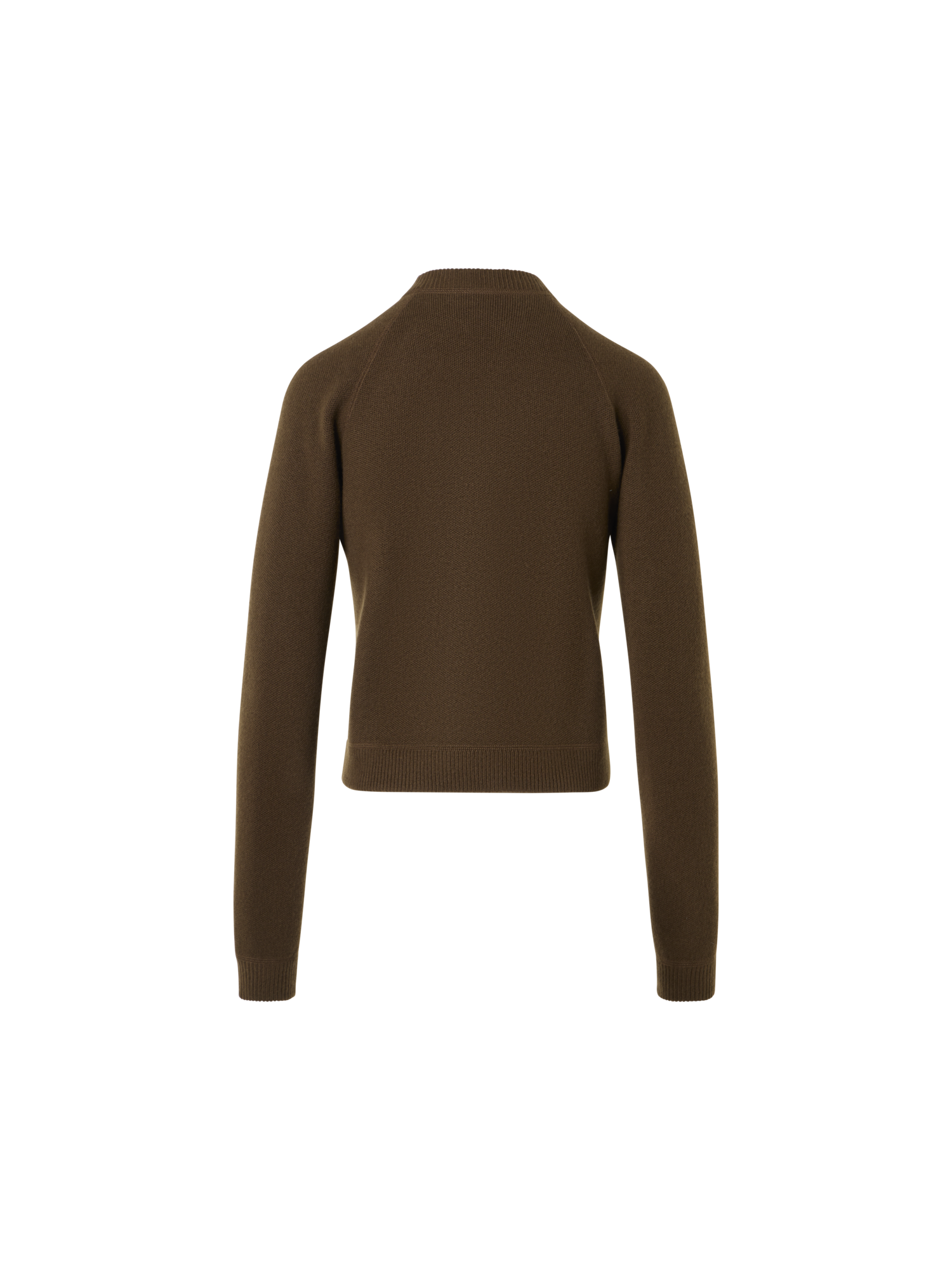 Designer Short Cashmere Piqué Cardigan