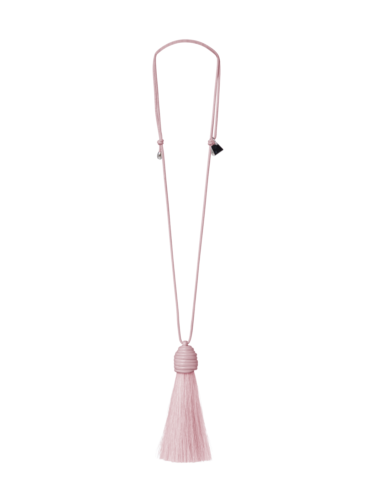 Designer Horsehair Necklace - pink