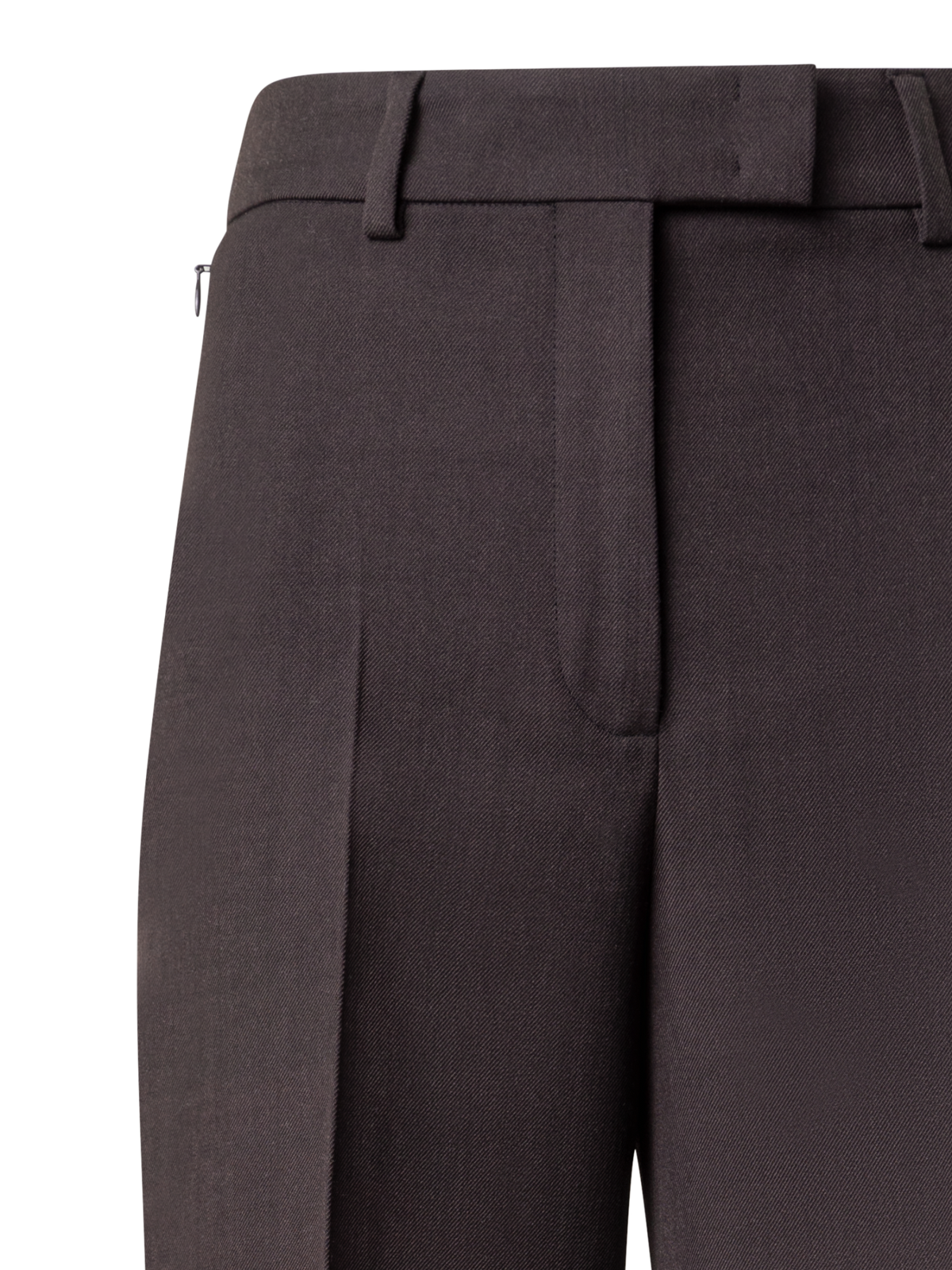 Designer Wide Double-Face Pants with Mocca Loop Print - brown - multicolor