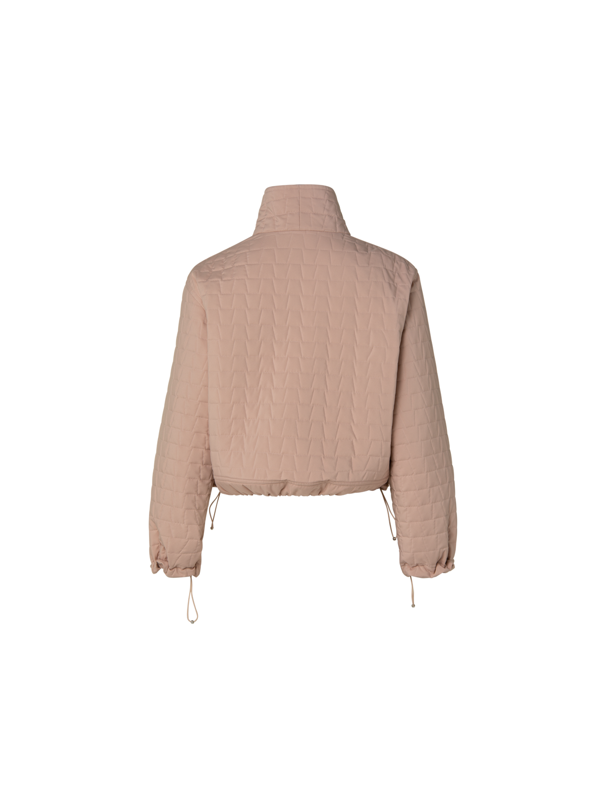 Designer Elizah Silk Taffeta Trapezoid Quilted Jacket