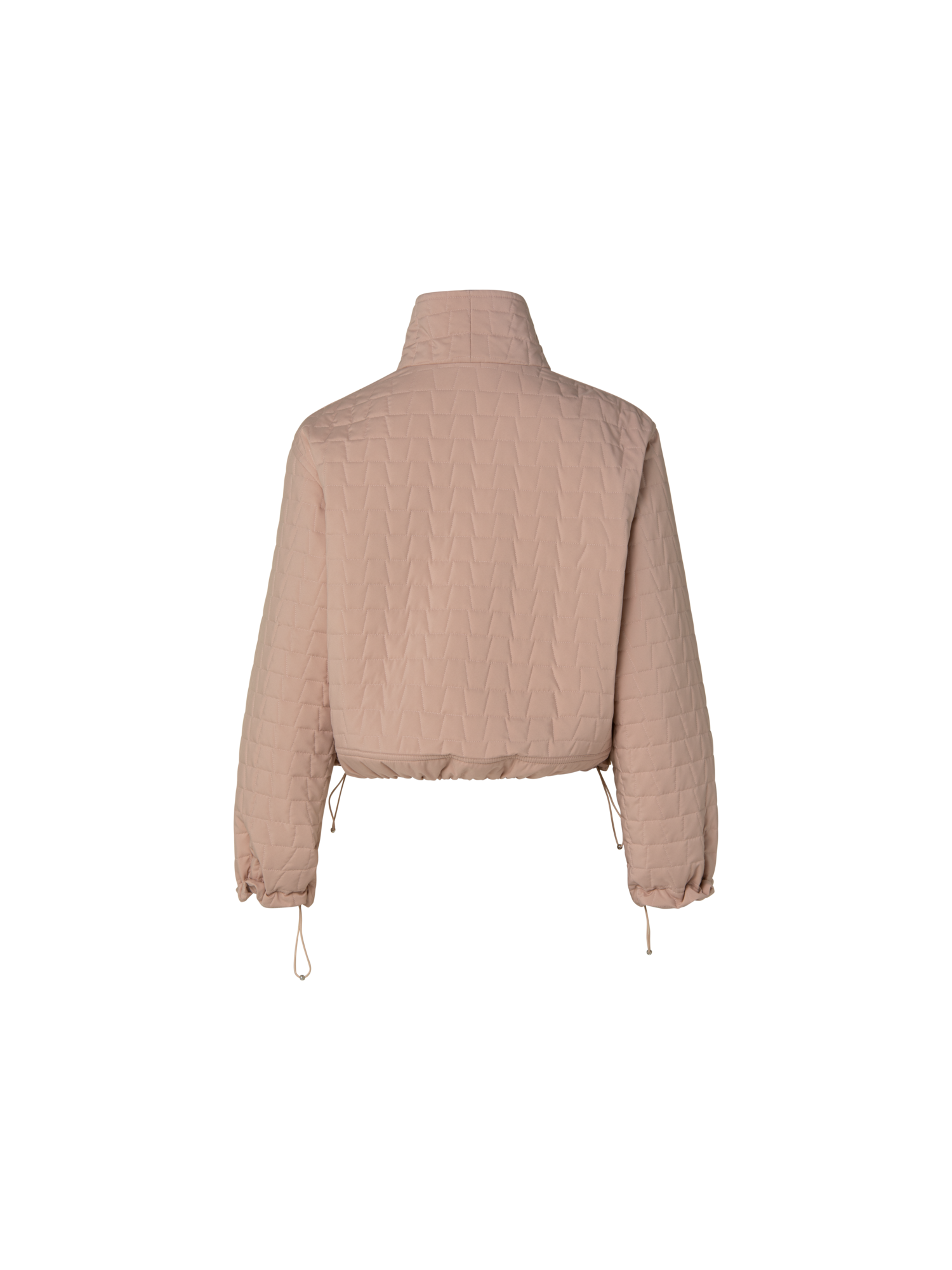 Designer Elizah Silk Taffeta Trapezoid Quilted Jacket