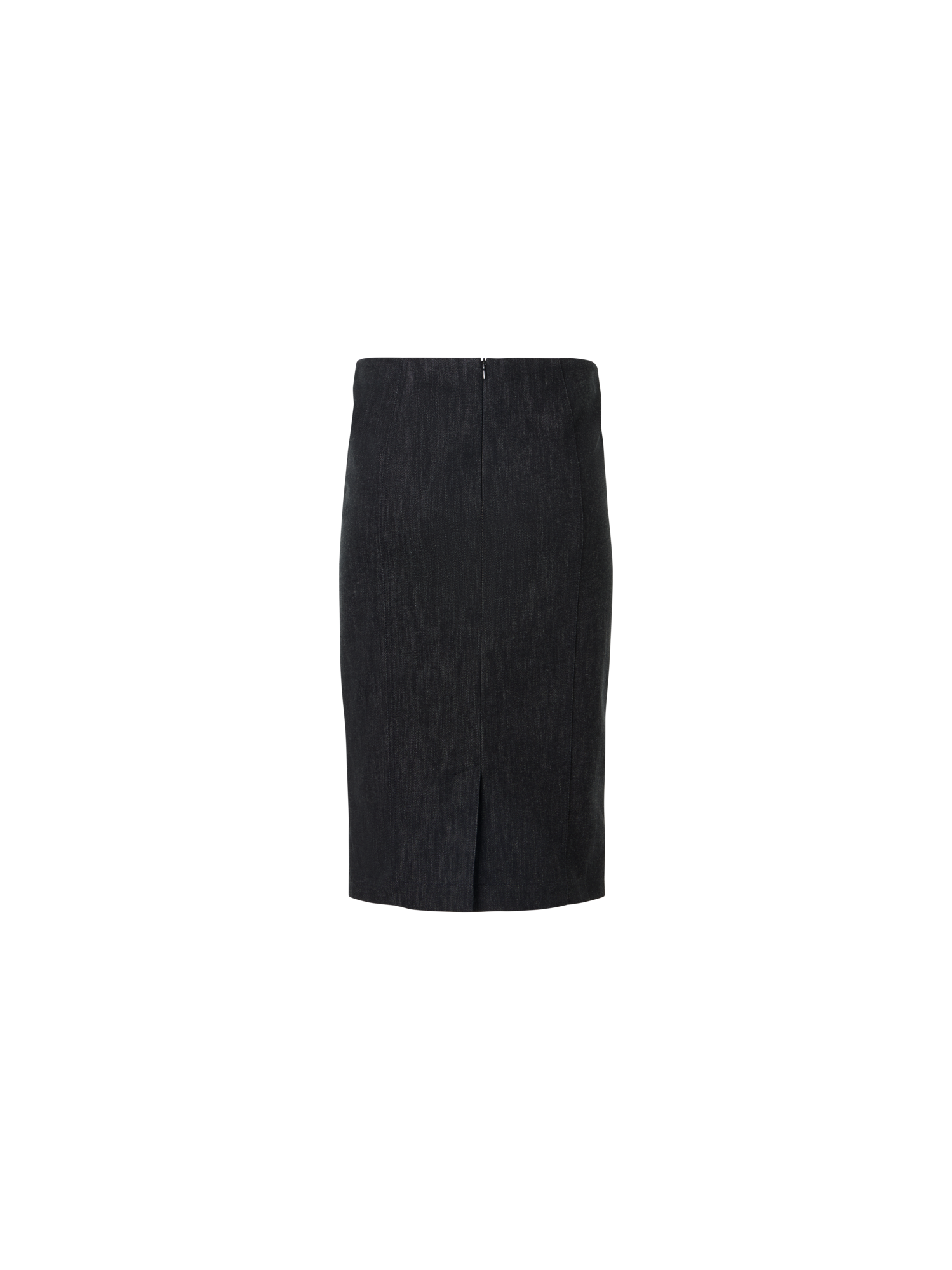 Designer Denim Pencil Skirt - black