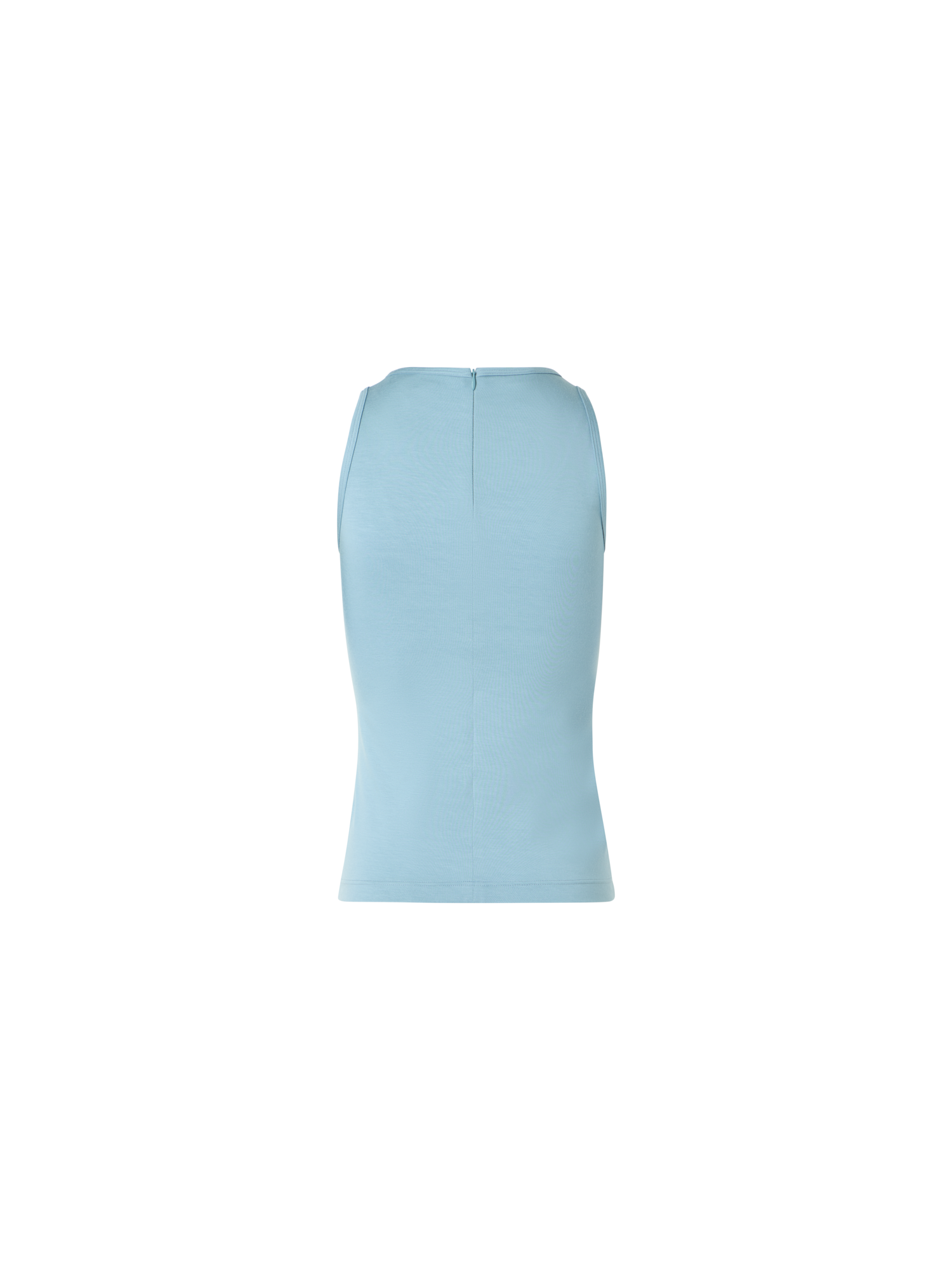 Designer Fitted Speedo Top in Stretch Modal Jersey - pastel - blue