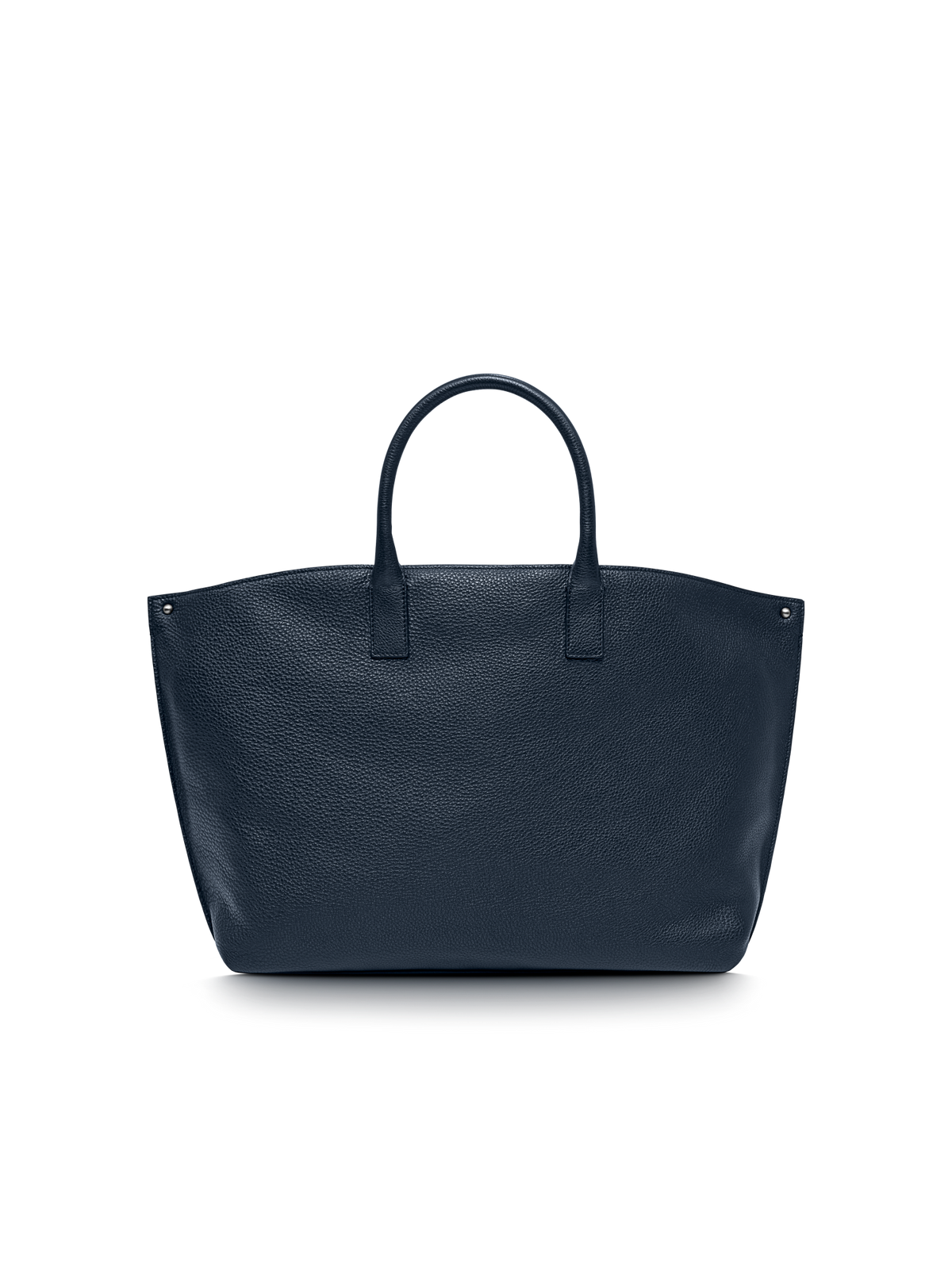 Designer Ai Medium Top Handle Tote - navy - blue