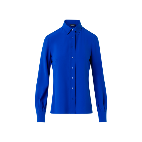 Silk Crêpe Shirt Blouse