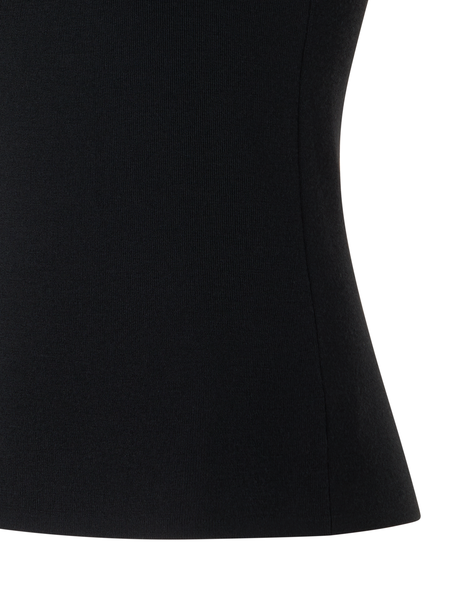 Designer Knitted Tank Top - black