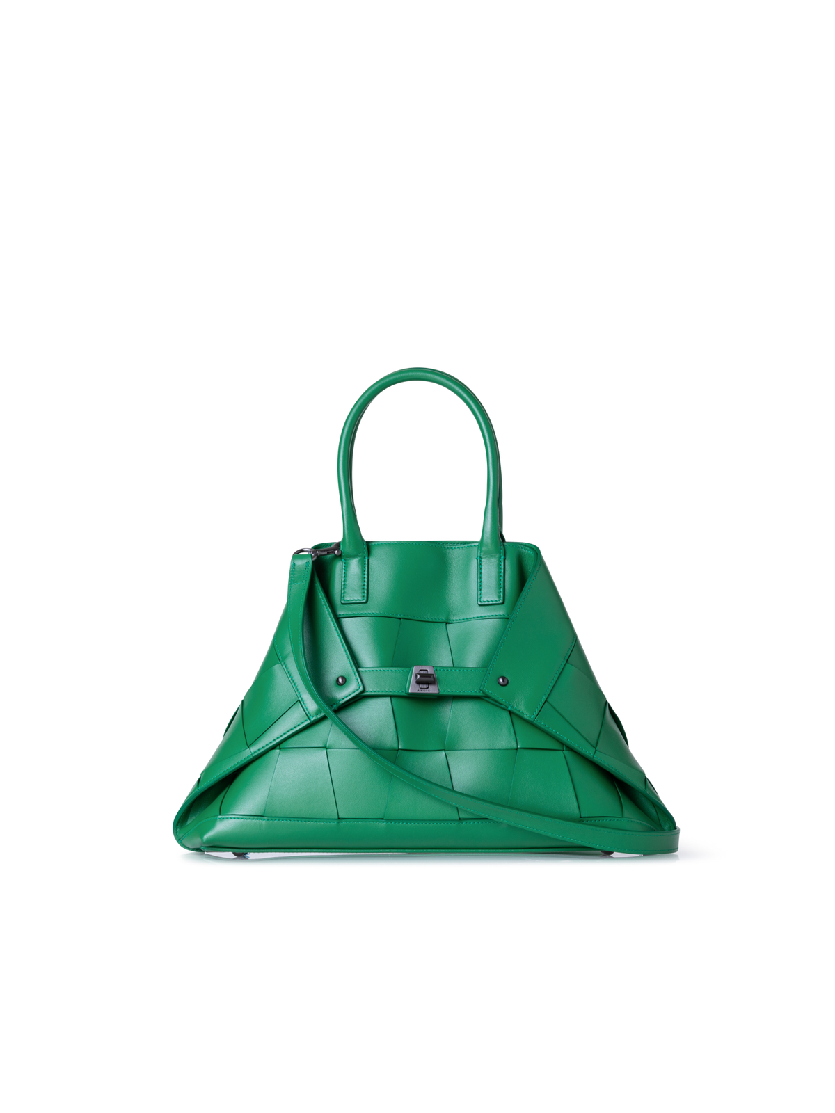 Designer Ai Small Top Handle Tote - green