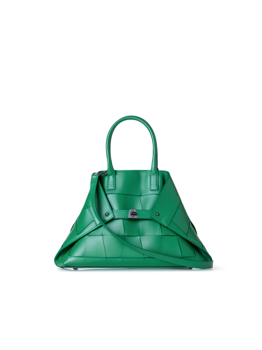 Designer Ai Small Top Handle Tote - green