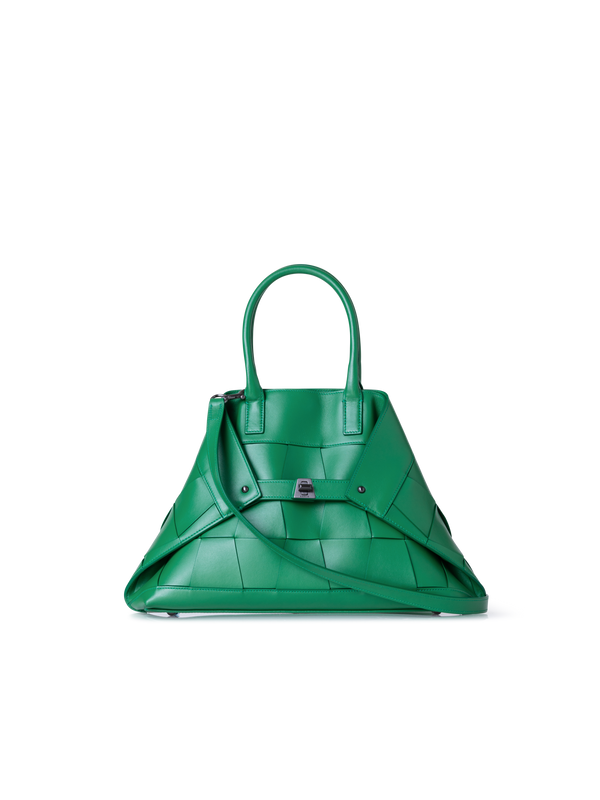 Designer Ai Small Top Handle Tote - green