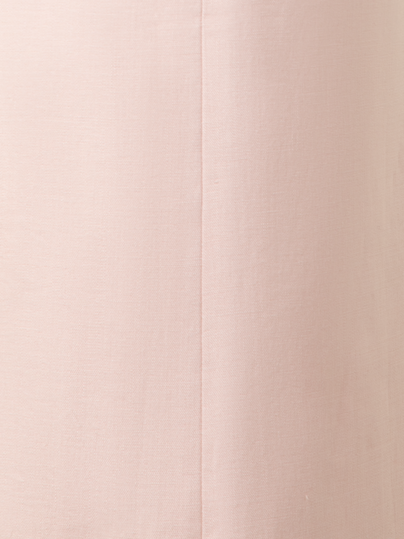 Designer Wide Straight Linen Double-Face Pants - pastel - pink