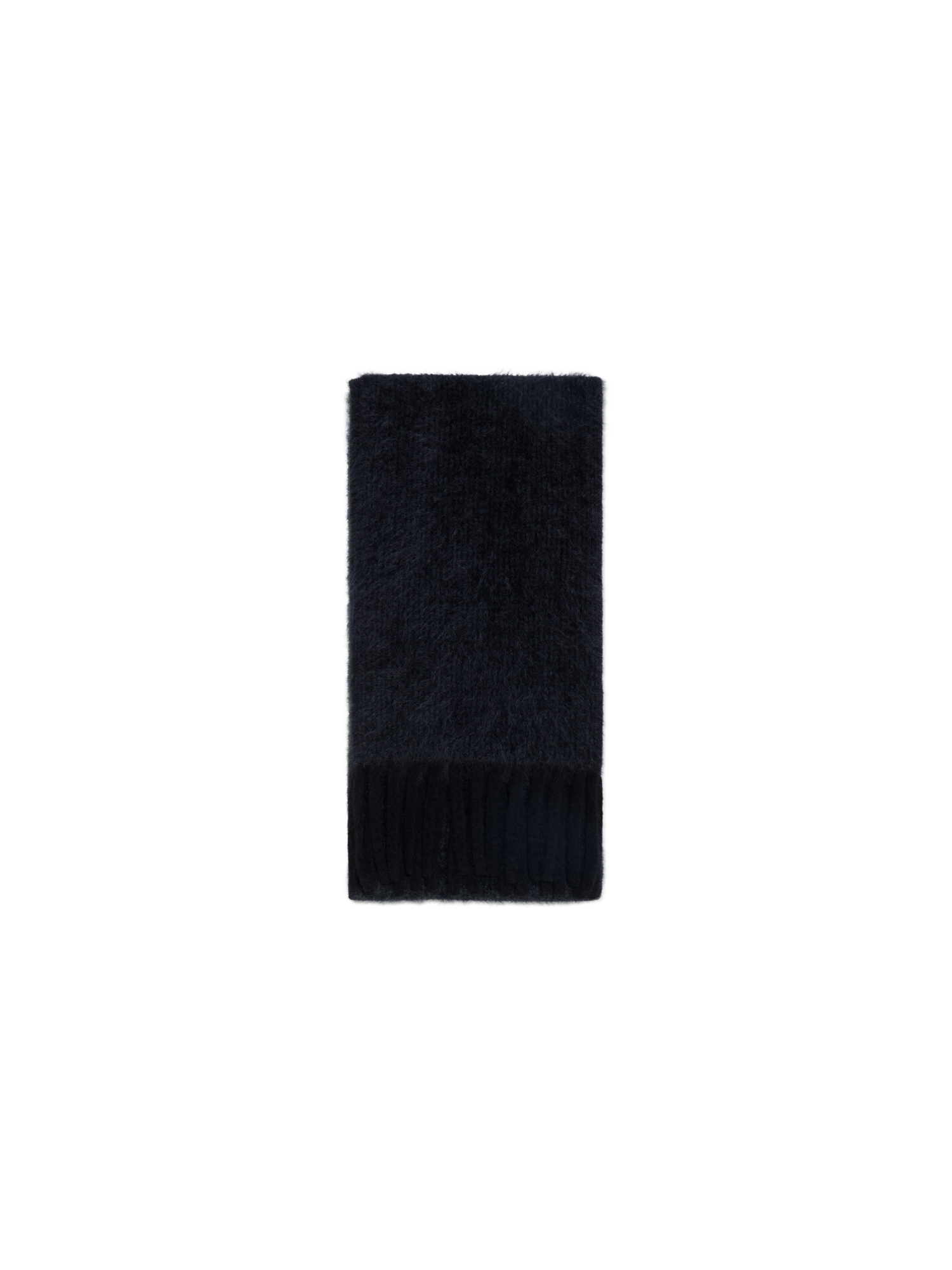 Designer Fringed Cloud Cashmere Bi-Color Scarf - multicolor - black - grey