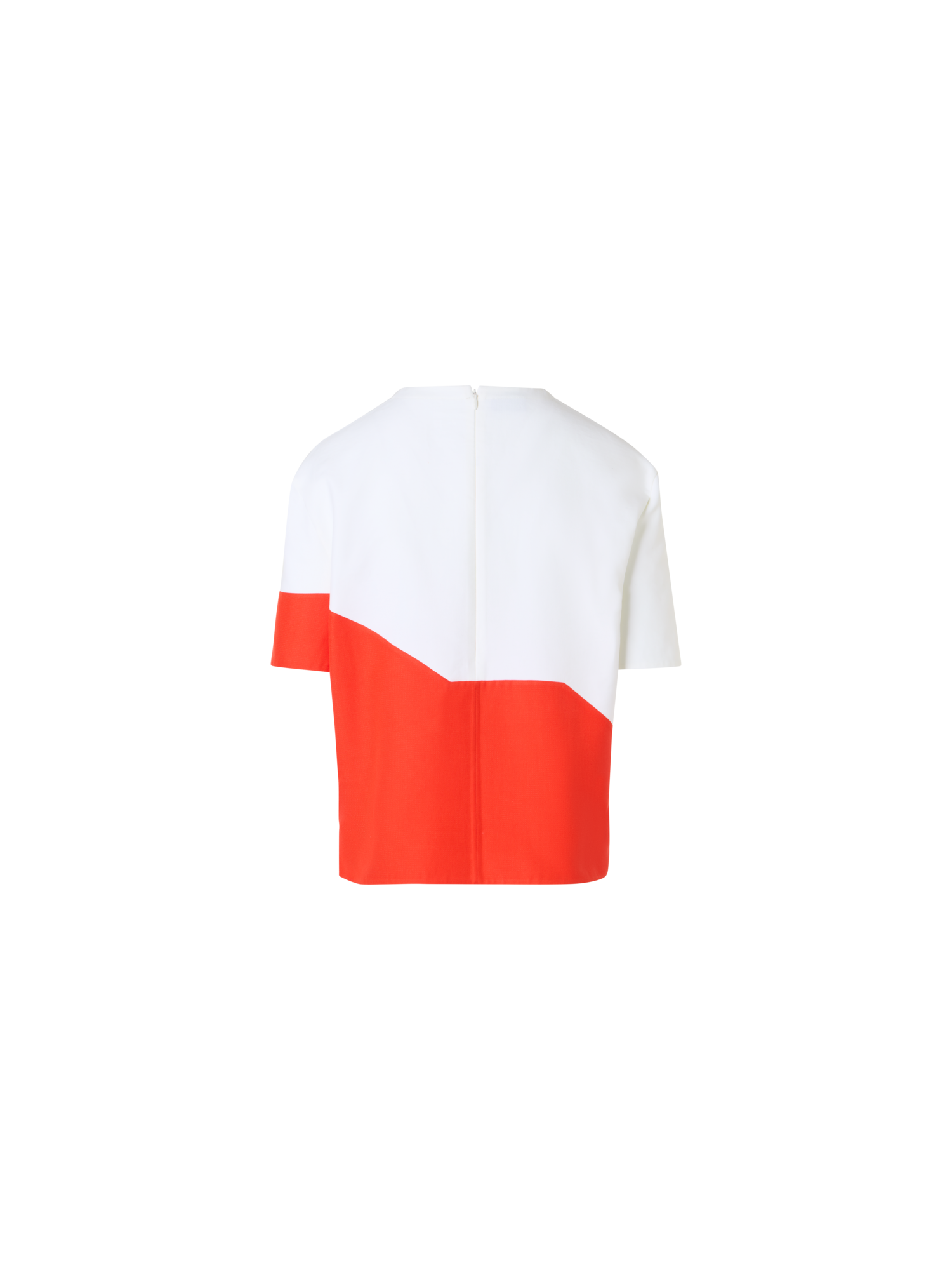 Designer Boxy Blouse with Polygon Print - multicolor