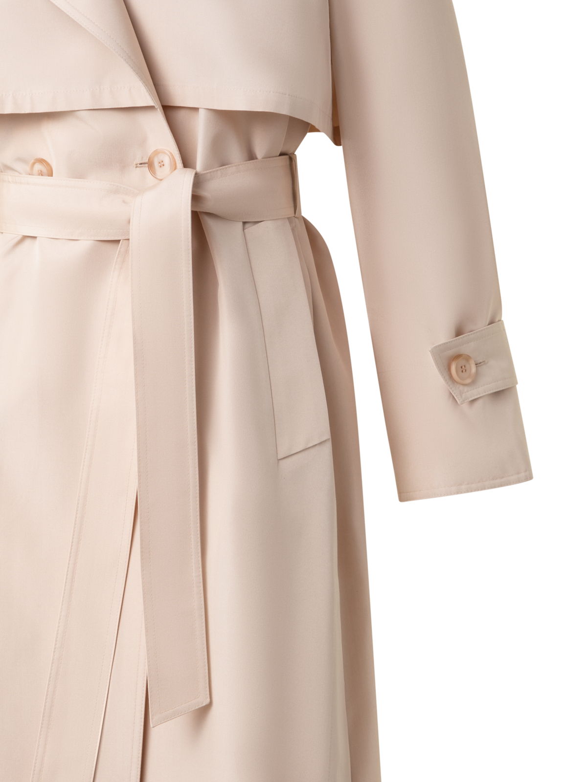 Oversized Trench Coat in Silk Taffeta – Akris Inc. Oversized Trench Coat in Silk Taffeta – Akris Inc.