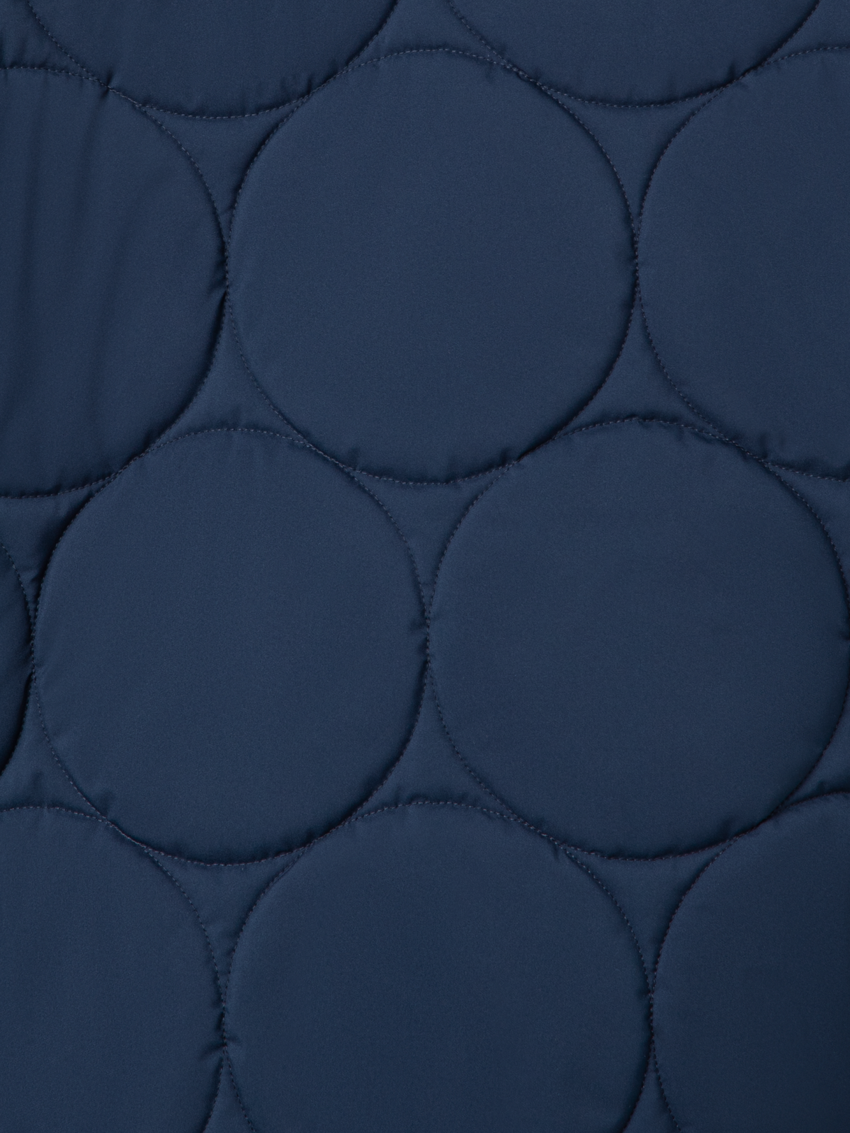 Designer A-Line Puffer Jacket in Dot Quilt - navy - blue