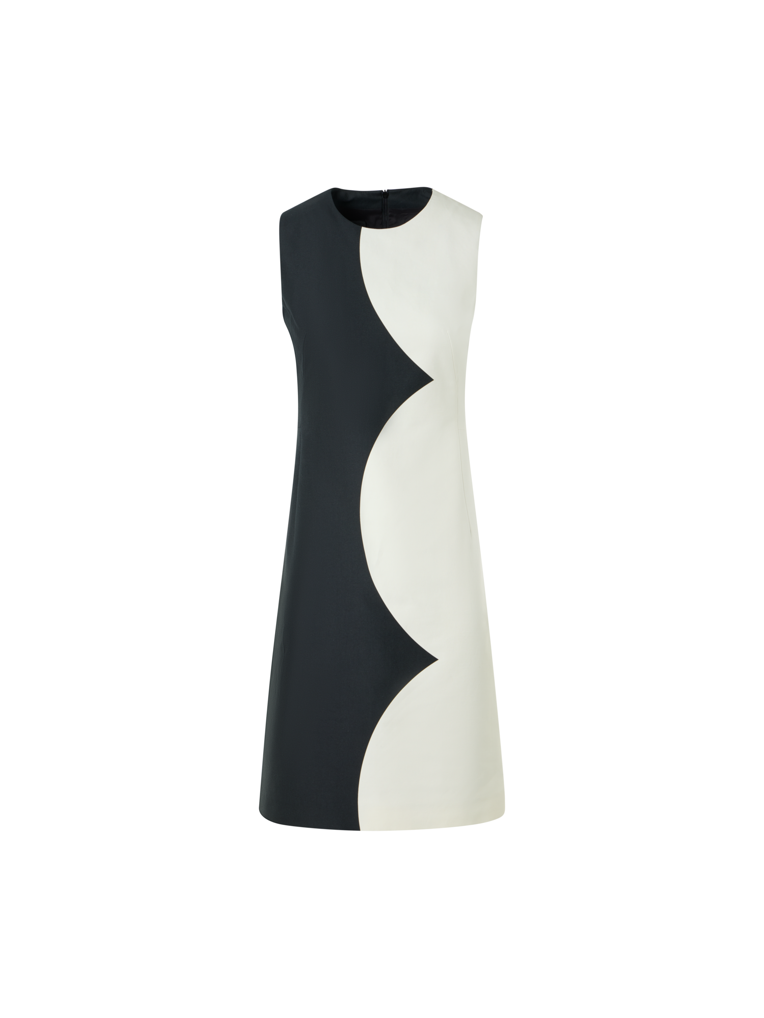 Designer Sheath Dress with Cloud Print - multicolor