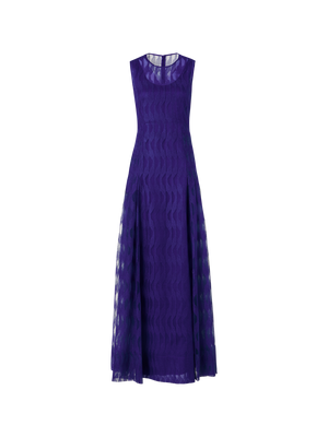 Designer Sleeveless High Plains Gown - purple