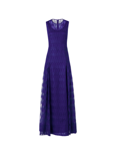 Designer Sleeveless High Plains Gown - purple