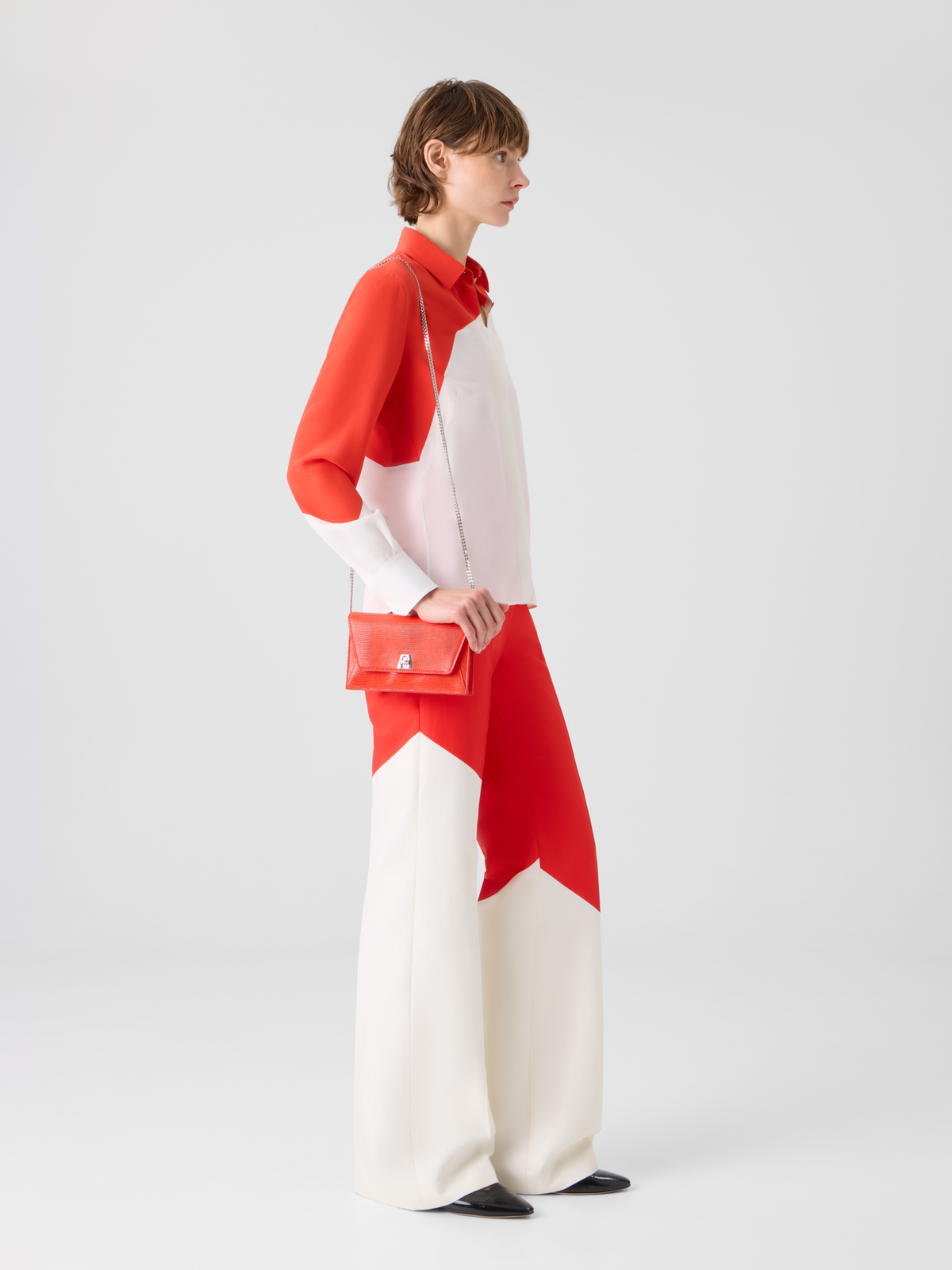 Designer Anouk Envelope Bag - red - orange