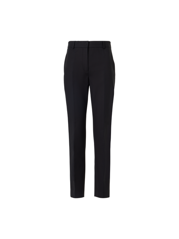 Designer Flavin Pants in Cotton Gabardine - black