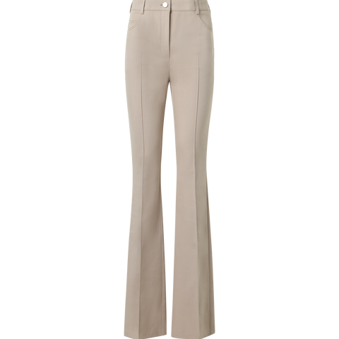 Bootcut Cotton Denim Stretch Pants