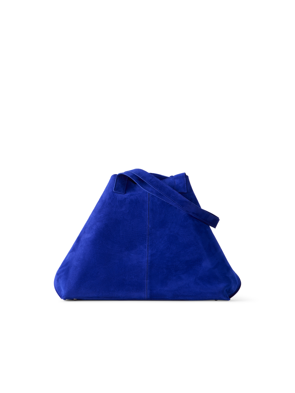 Designer Ai Medium Shoulder Tote Bag - blue