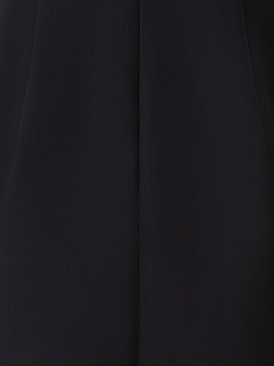 Designer Evening Sheath Dress with Tulle Waist Inset - black