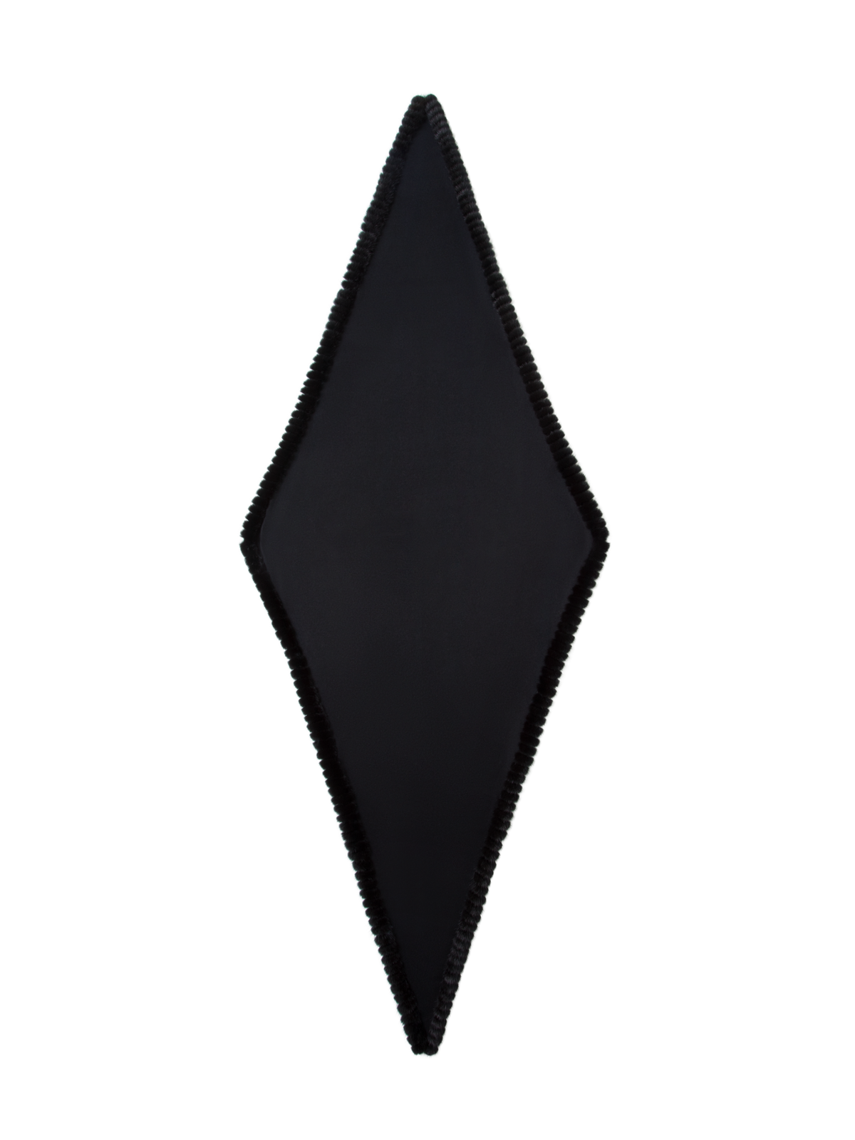Designer Cashmere-Silk Scarf - black