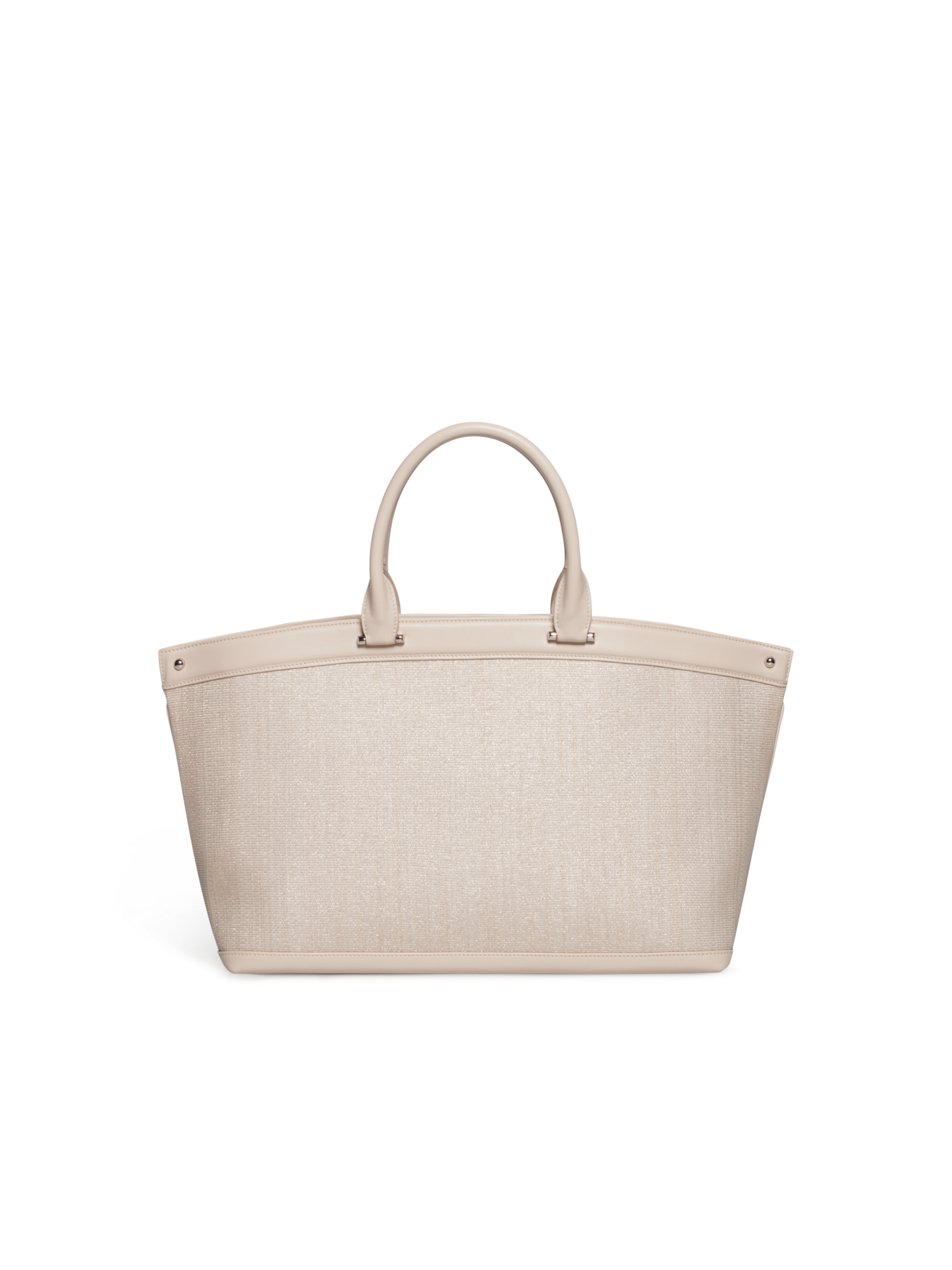 Designer Ai Small Top Handle Tote - neutral - ecru - white