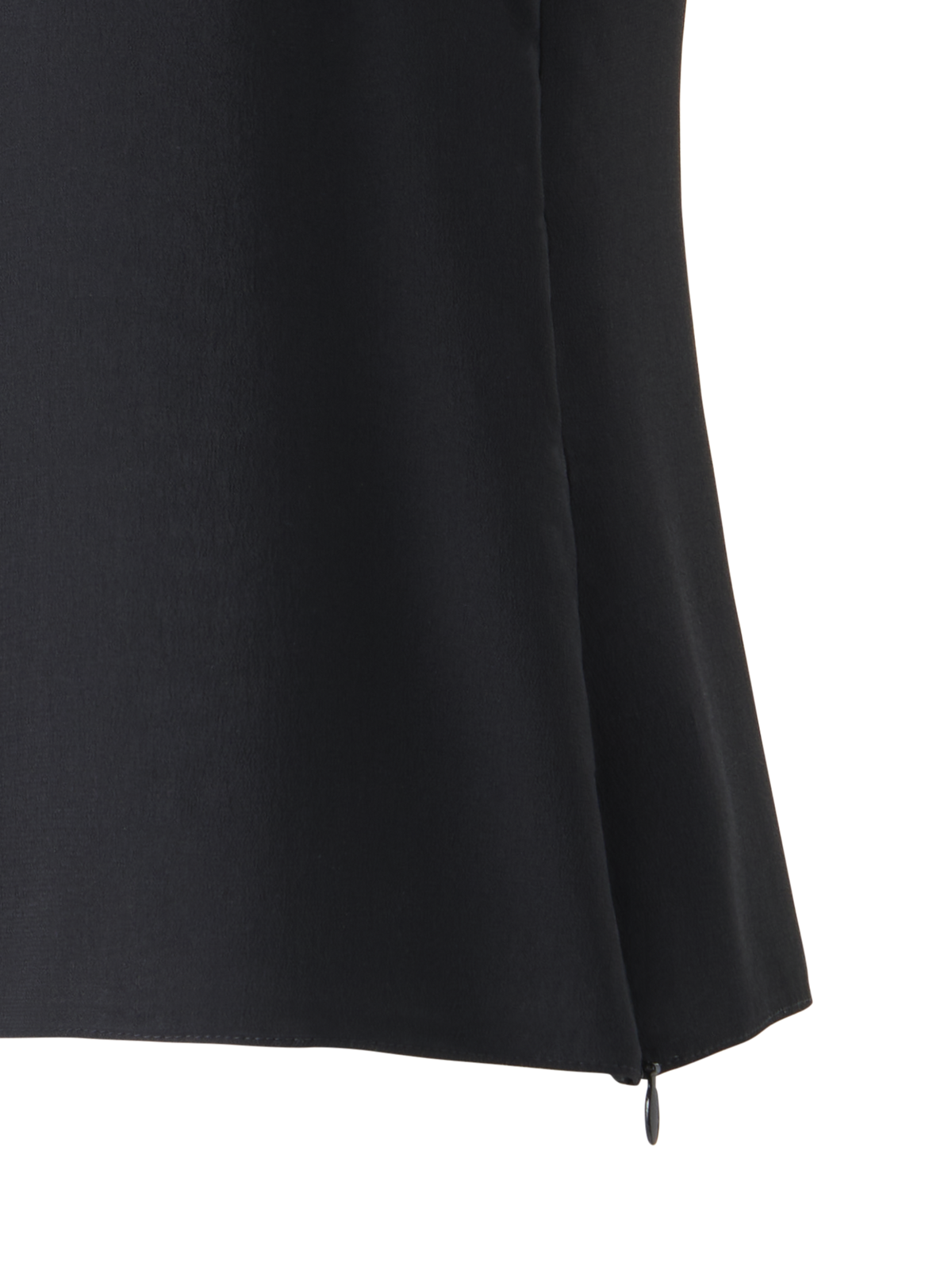 Designer Sleeveless Silk Georgette Top - black