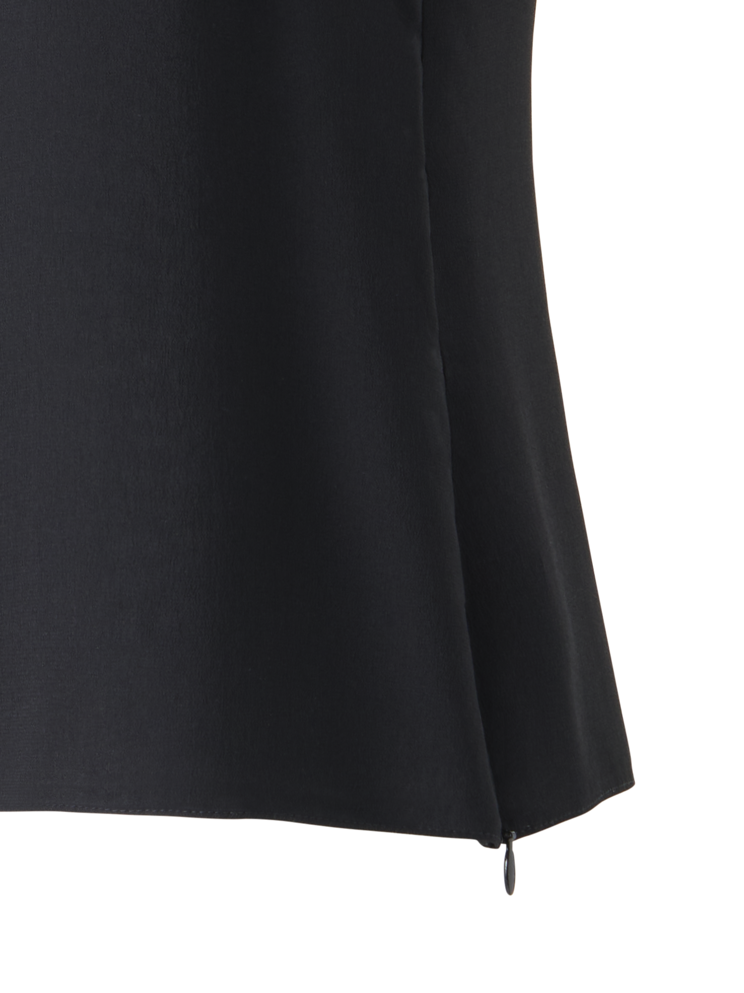 Designer Sleeveless Silk Georgette Top - black